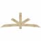 Ekena Millwork Alberta Rough Sawn Timber Gable Bracket, Douglas Fir, 96"W x 36"H x 6"D x 6"F, 9/12 Pitch GBW096X36X0606ALB00RDF - alternate 1